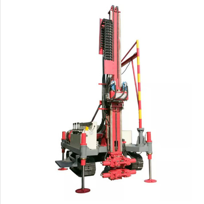 (55+11)kW Good Mobility Crawler Type Anchor Drilling Rig for Deep Foundation Pit Slope anchoring in Kyrgyzstan for Sale