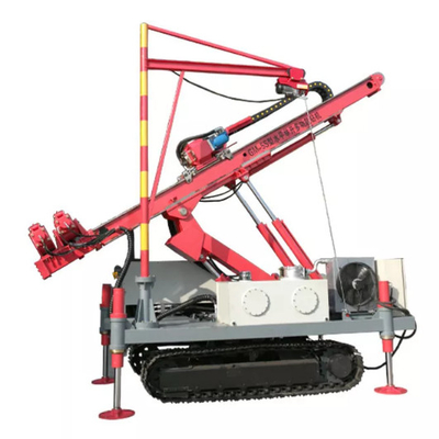 Horizontal Lifting Height 3.3m  Crawler Type Anchor Drilling Rig for Slope Support in Tajikistan