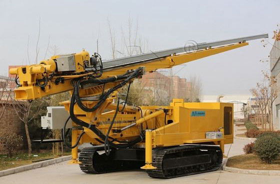 Diesel Engine High-pressure Construction Drill Rig for jet grouting anchor cable in Tajikistan